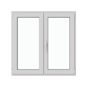 Fereastră termopan bucătărie 1160/1160, profil PVC Ramplast, 2 canate, deschidere dreapta, rotobatantă-Alb