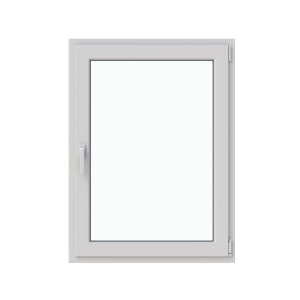 Fereastră termopan bucătărie 860/1160, profil PVC Ramplast, 1 canat, deschidere dreapta, rotobatantă-Alb