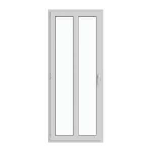 Ușă intrare de exterior 860/2050, profil PVC Ramplast, 1 canat, deschidere stânga
