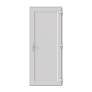 Ușă de interior 860/2050, profil PVC Ramplast, 1 canat, deschidere dreapta
