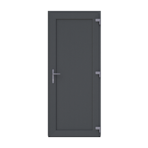 Ușă termopanintrare 860/2050, profil PVC Ramplast, 1 canat, deschidere dreapta-Gri antracit