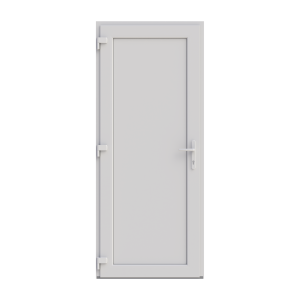Ușă de interior 860/2050, profil PVC Ramplast, 1 canat, deschidere stânga